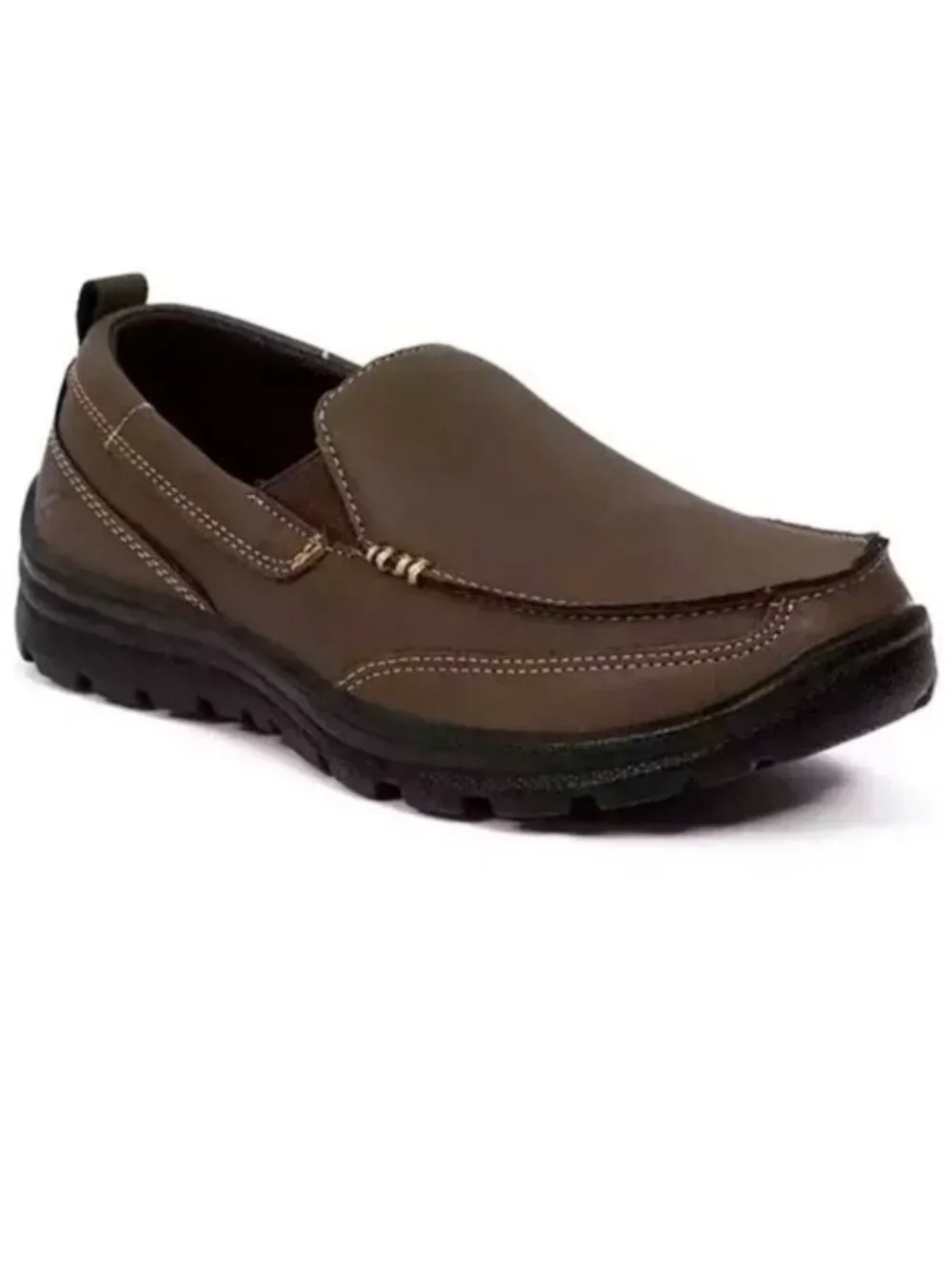 NEW Deer Stags Zesty Slip On Casual Uniform Loafer Dress Memory Foam Shoes NIB 6